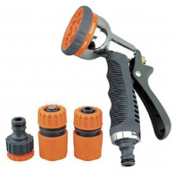 Разбрызгиватель пистолет  1/2+1/2 набор металл 