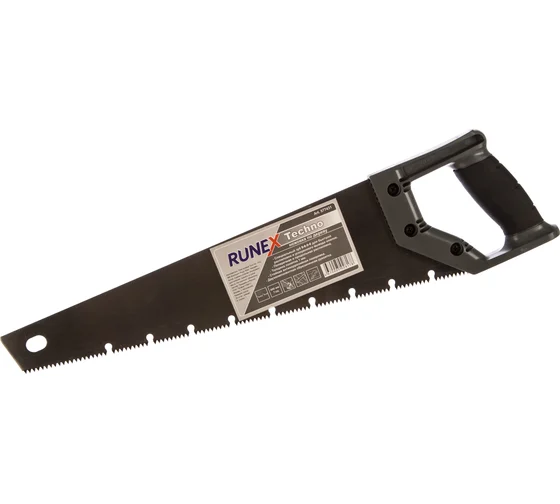 Ножовка по дереву 400мм зуб 7.0мм з/д Runex Techno
