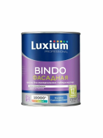 Краска Luxium Professional Bindo фасадная для минеральных поверхностей  1л BW