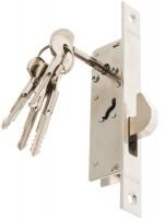 Замок врезной 10,5см б/руч. хром крючок для откатных ворот 72-K-CR Apecs