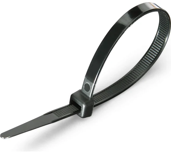 Хомут нейлоновый  2,5х100мм 100шт черный