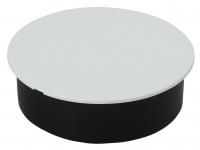 Коробка распределительная  75х30мм круглая черная Эра