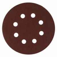 Круг шлифовальный бумага 125мм Р220 8 отв 5шт Matrix