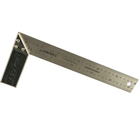 Угольник столярный 300мм нерж.сталь Professional Stayer