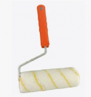 Валик эмаль алкид 150х15х12х6мм 800г/м2 полиамид желтая полоса Decor(30)