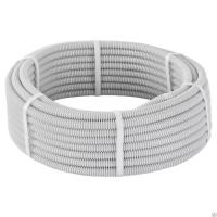 Труба гофрированная 20 ПВХ серая IEK(25м)