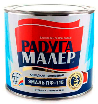 Эмаль ПФ-115 бирюзовая 1,9кг Радуга