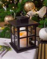 Светильник садовый 18см 3хААА черный 726 Мюнхен Чудесный Сад---