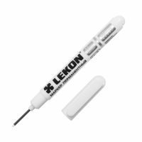 Маркер 1мм удлиненный белый Pika Lekon(10)