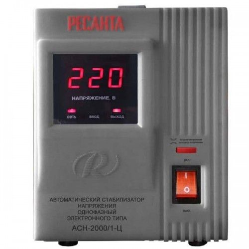 Стабилизатор  2000Вт АСH-2000/1-Ц Ресанта 5%(17)