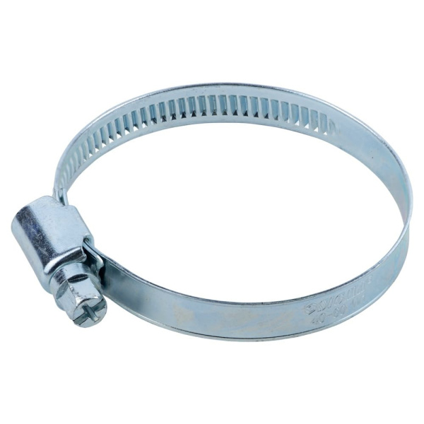 Хомут червячный  40-60мм оцинк ЮмКом