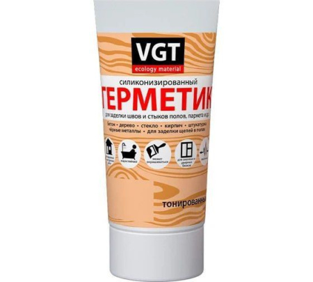 Герметик акриловый силиконизированный 160гр с носиком белый ВГТ