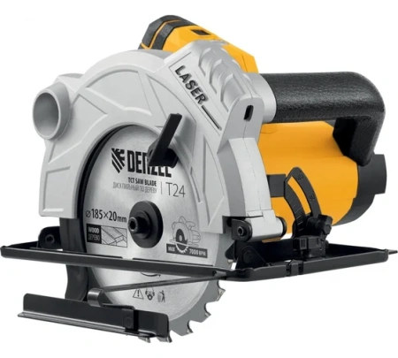 Пила дисковая 185/1500 Вт пропил 65мм CS-185 Denzel(61)