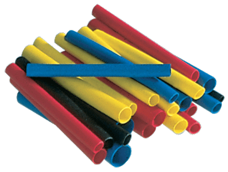 Трубка термоусадочная набор ТУТ 3-8мм 10см 30шт Navigator