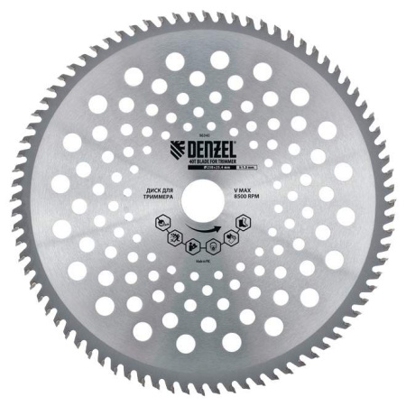 Диск для триммера 230х25,4мм 1,3мм 40 зубов Denzel