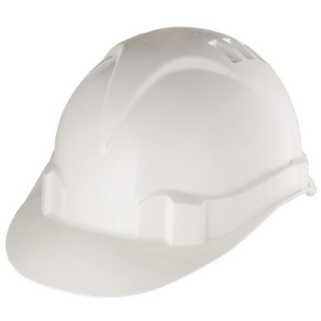 Каска защитная  белая Сибртех