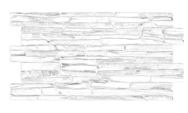 Панель ПВХ  980х500мм Кварцит серый---