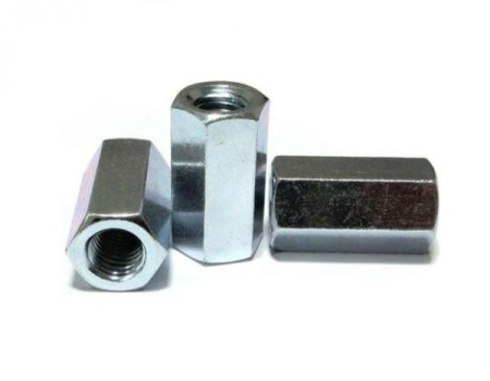 Гайка соединительная оцинкованная 10х32