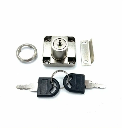 Замок мебельный с планкой 19х22 138 хром