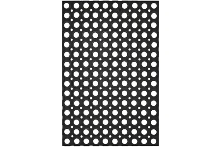 Коврик резиновый  дырка 45х75----