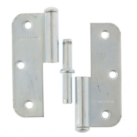 Петля дверная  85мм цинк левая ПН1- 85 Металлист