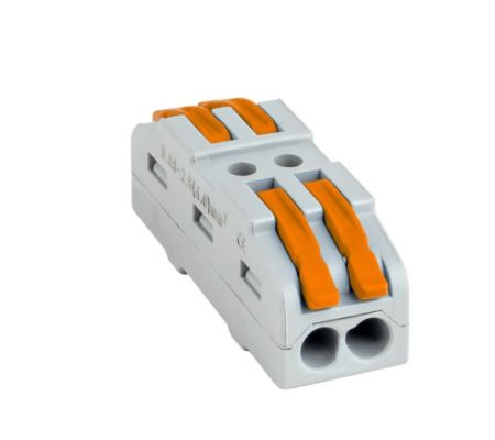 Клемма проходная 222-422 с рычагами 2 входа EKF