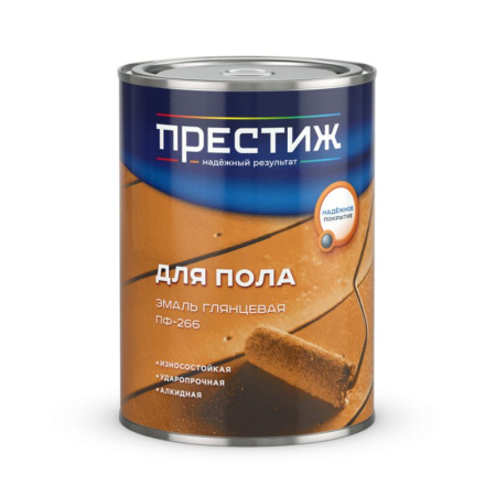 Эмаль для пола ПФ-266 светлый орех  1,9кг Престиж